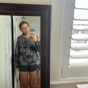 Dark Tie-Dye Crewneck Sweatshirt from Eri + Ali